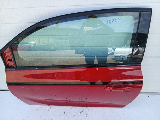 18753 Opel Adam 2012-2019 Bal első Ajtó Piros Z50b