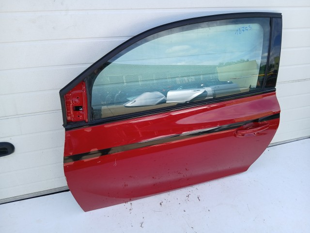 18753 Opel Adam 2012-2019 Bal első Ajtó Piros Z50b