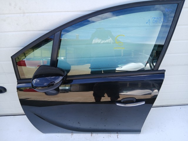 18783 Opel Meriva B 2010-2017 Bal első Fekete Ajtó Z22c