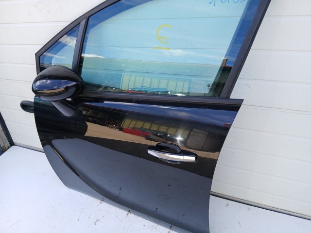 18783 Opel Meriva B 2010-2017 Bal első Fekete Ajtó Z22c