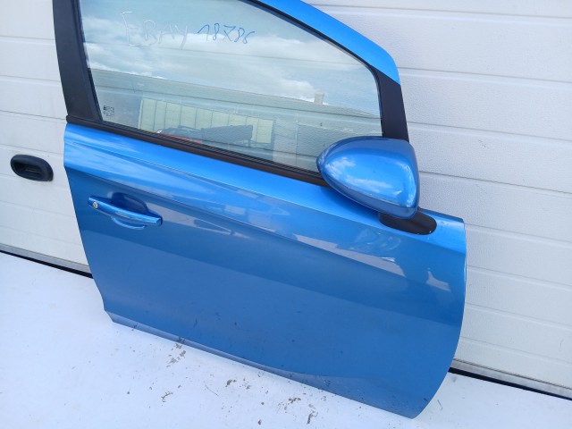 18786 Opel Corsa E Jobb első 2014-2019 Ajtó Kék