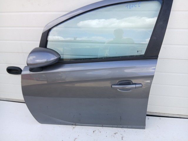 18756 Opel Corsa E 2014-2019 Bal első Ajtó Grafit