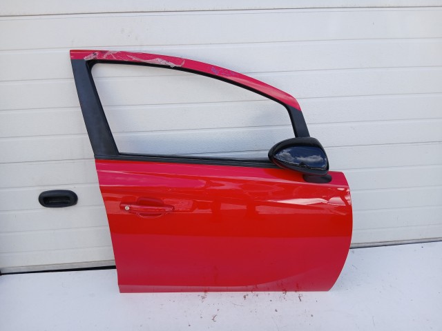 18779 Opel Corsa E 2014-2019 Jobb első Ajtó Piros Z50b