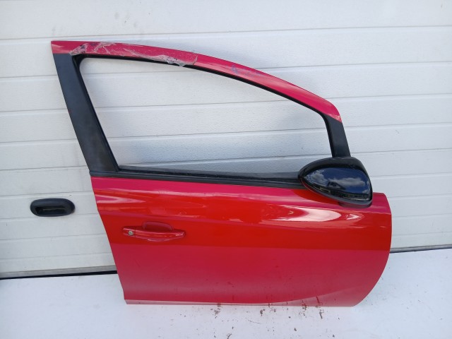 18779 Opel Corsa E 2014-2019 Jobb első Ajtó Piros Z50b