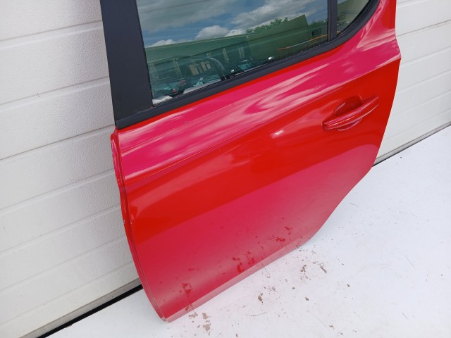 18769 Opel Corsa E 2014-2019 Bal hátsó Ajtó Piros Z50b