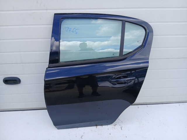 18765 Opel Corsa E 2014-2019 Bal hátsó  Ajtó Kék 5 ajtós