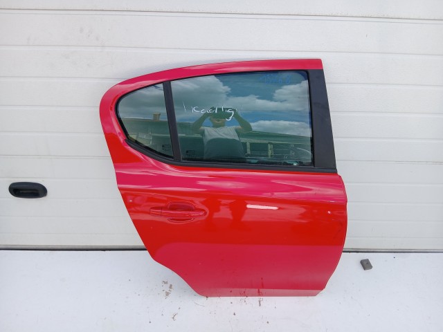 18768 Opel Corsa E 2014-2019 Jobb hátsó Ajtó Piros Z50b