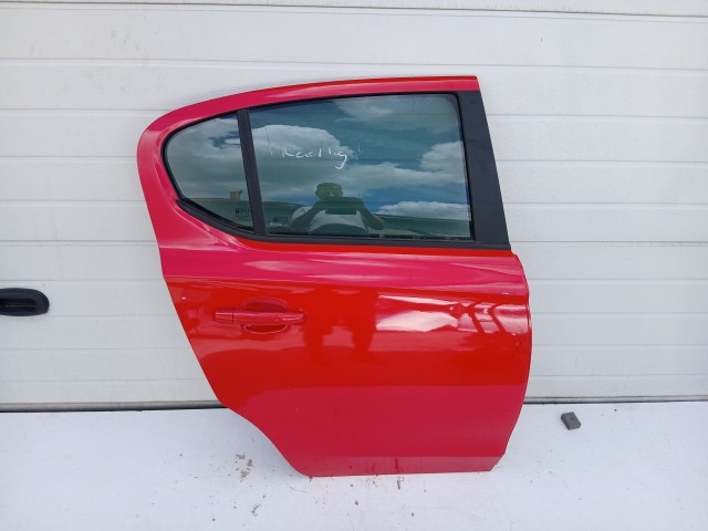 18768 Opel Corsa E 2014-2019 Jobb hátsó Ajtó Piros Z50b