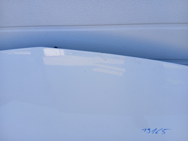 19165 Opel Astra J 2009-2015 Motorháztető Használt Fehér Y40r 