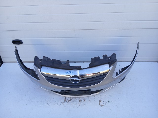19162 Opel Corsa D 2006-2014 első Lökhárító Ezüst z157