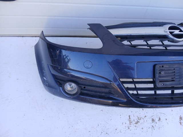 19161 Opel Corsa D 2006-2010 első Lökhárító  Metrókék Z168