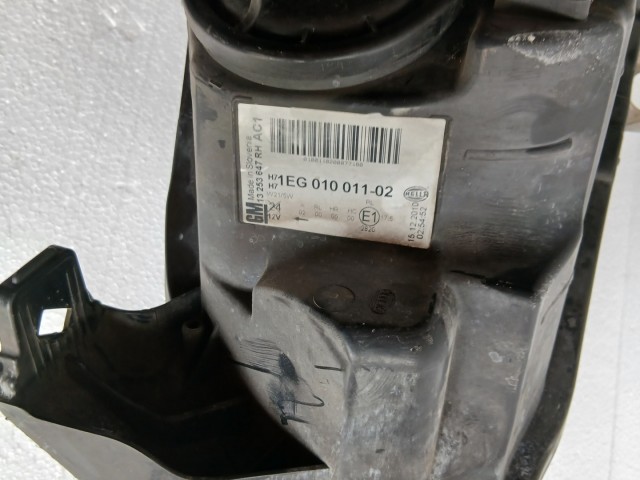 19187 Opel Astra J 2009-2015 Jobb első Lámpa Fényszóró