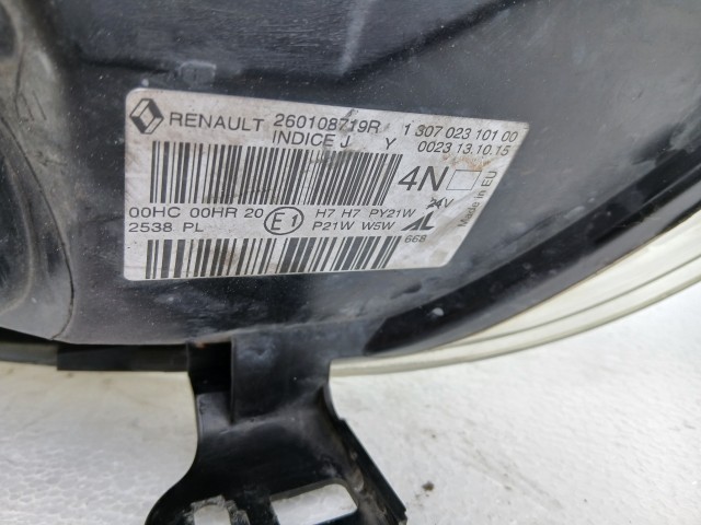 19290 Renault Megane III. 2008-2016 Jobb első Lámpa Fényszóró