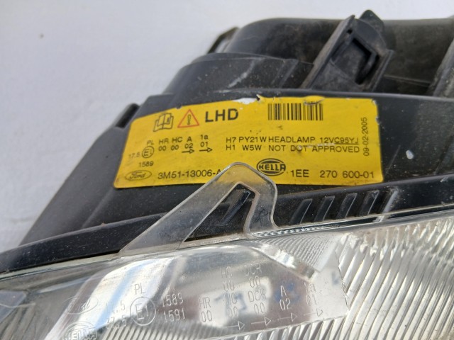 19269 Ford C-max MK1 2003-2011 Bal első Lámpa Fényszóró