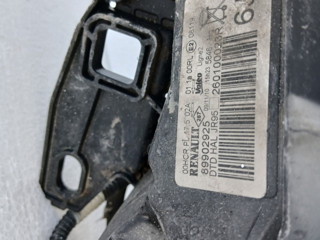 19428 Renault Grand Scenic 2009-2011 Bal első Lámpa Fényszóró