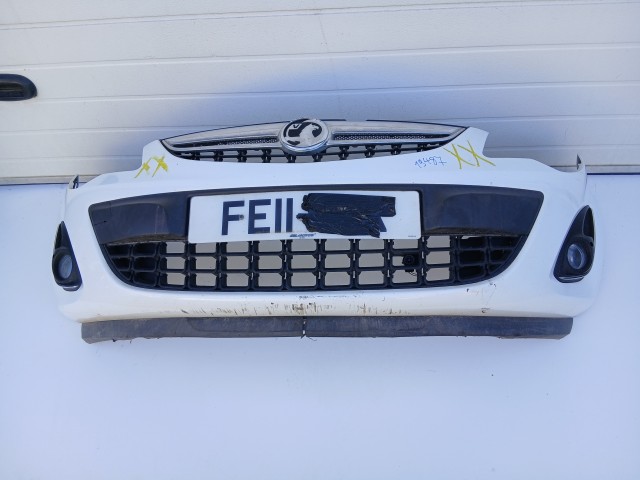 19487 Opel Corsa D 2006-2014 első Lökhárító Fehér Y40R facelift