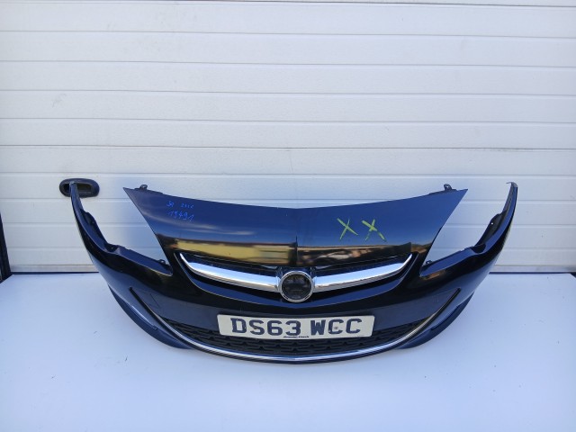 19491 Opel Astra J 2013-2015 első Lökhárító Facelift Fekete Z22C