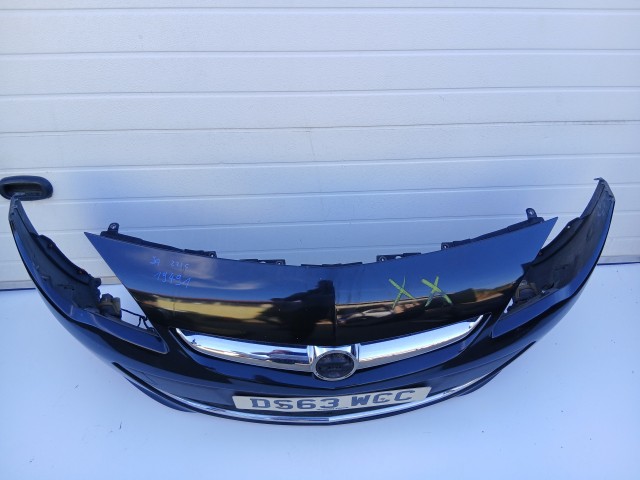 19491 Opel Astra J 2013-2015 első Lökhárító Facelift Fekete Z22C