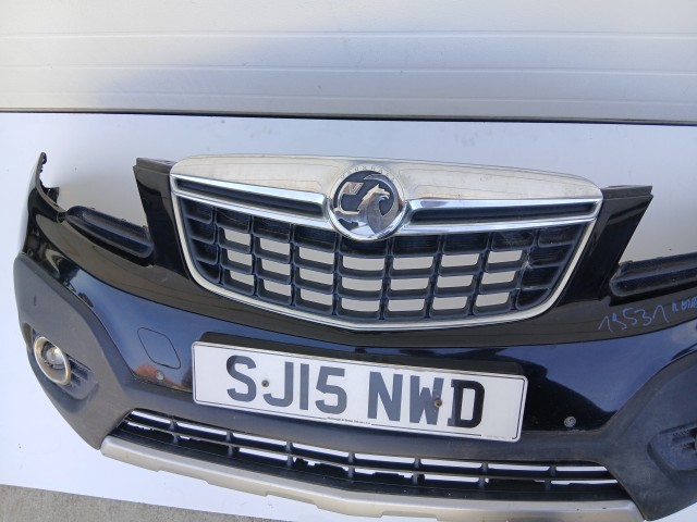 19531 Opel Mokka 2012-2019 első Lökhárító Fekete  Z22C