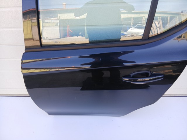 19560 Opel Corsa E 2014-2019 Bal hátsó Ajtó Fekete Y22c 5 ajtós