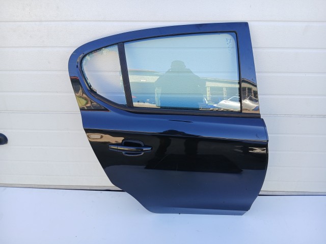 19557 Opel Corsa E 2014-2019 Jobb hátsó Ajtó Fekete Y22c 5 ajtós