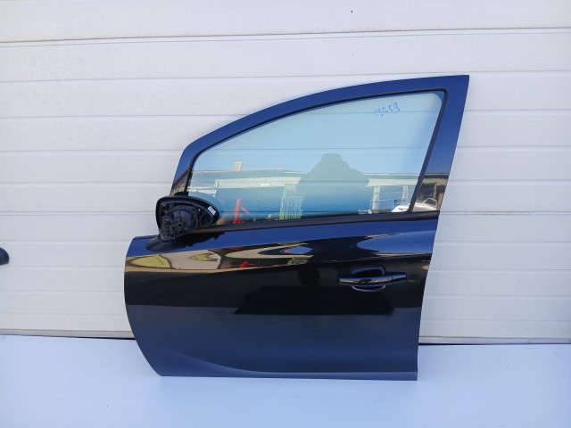 19559 Opel Corsa E 2014-2019 Bal első Ajtó Fekete Y22c