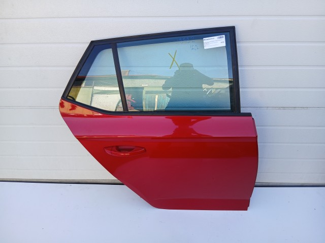 19582 Skoda Fabia III. 2014 Jobb hátsó Ajtó Piros