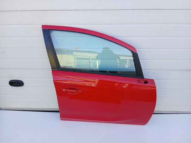 19619 Opel Corsa E 2014-2019 Jobb első Ajtó Piros Z50b