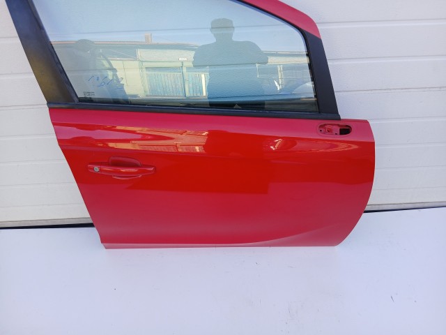 19619 Opel Corsa E 2014-2019 Jobb első Ajtó Piros Z50b