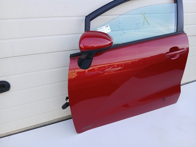 19629 Kia Rio III.(UB) 2011-2017 Bal első Ajtó Bordó