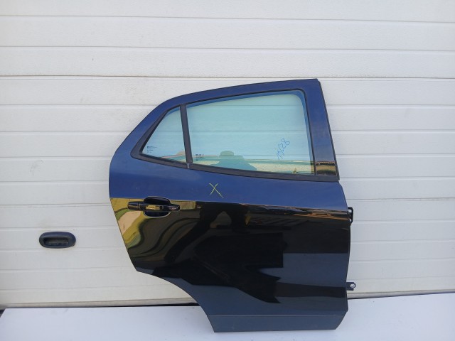 19628 Opel Mokka 2012-2019 Jobb hátsó Ajtó Fekete Z22c