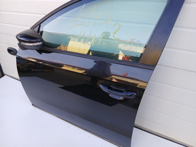 19633 Volkswagen Passat B7 2010-2014 Bal első Ajtó Fekete Lc9x