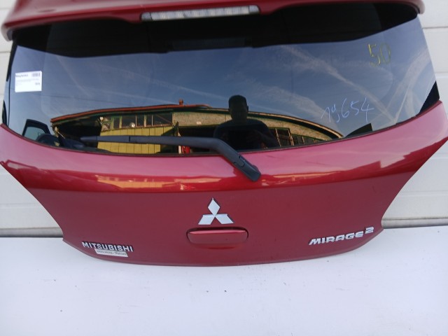 19654 Mitsubishi Mirage 2 Space Star 2013-2016 Csomagtérajtó Használt Bordó 