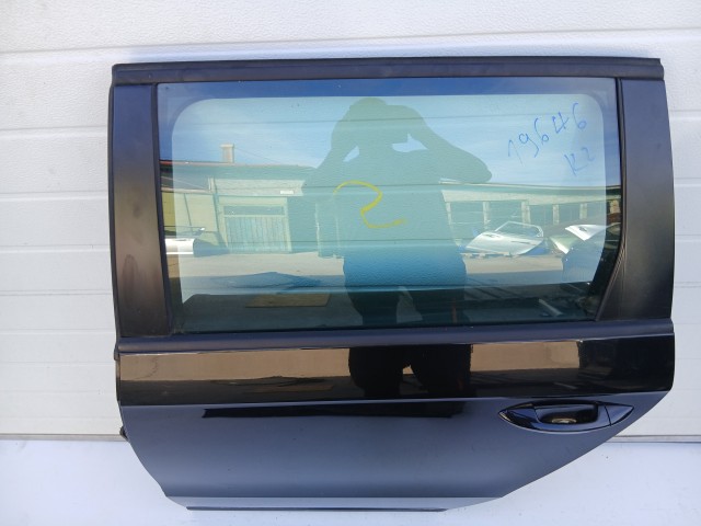 19646 Volkswagen Passat B7 2010-2014 Kombi Bal hátsó Ajtó Fekete Lc9x