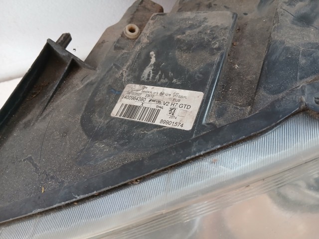 19892 Peugeot 807 2002-2014 Bal első  Lámpa Fényszóró